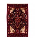 Tappeto persiano Nahavand annodato a mano codice 130013 - 135 × 205