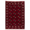 Tappeto persiano turkmeno annodato a mano codice 130028 - 132 × 187