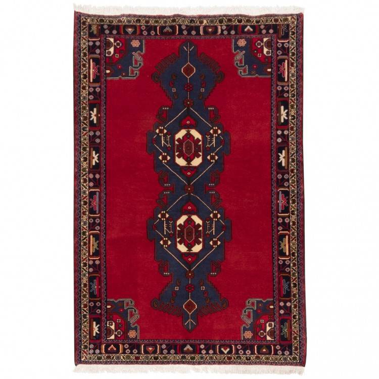 Tappeto persiano Shahsevan annodato a mano codice 130037 - 128 × 198