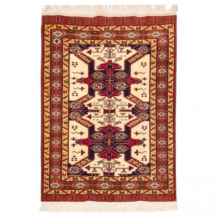 Tapis persan Quchan fait main Réf ID 130197 - 114 × 157