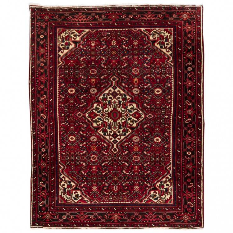 Tapis persan Hoseynabad fait main Réf ID 130038 - 162 × 208