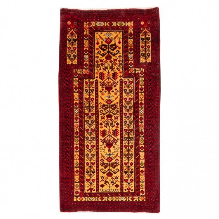 Персидский ковер ручной работы Балуч Код 130132 - 80 × 158