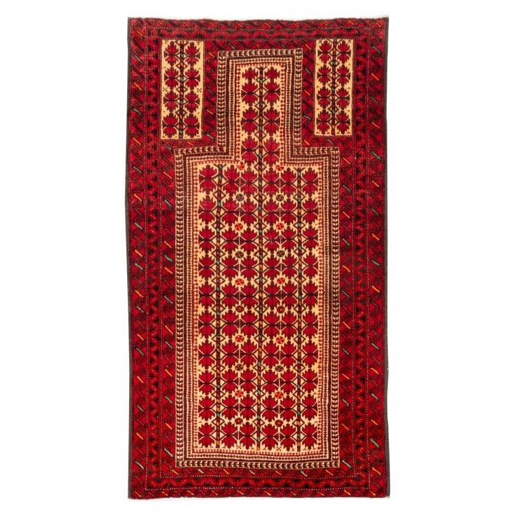 Tapis persan Baluch fait main Réf ID 130150 - 85 × 160