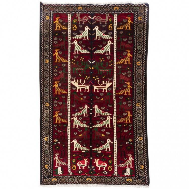 Tapis persan Zanjan fait main Réf ID 130155 - 95 × 155