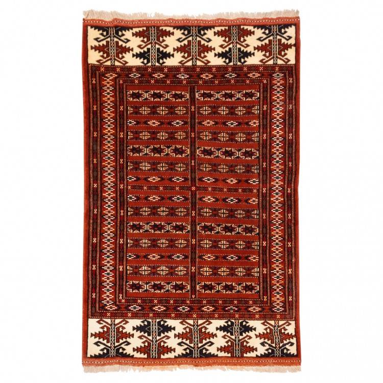 Tapis persan Turkmène fait main Réf ID 130163 - 96 × 150