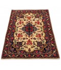 Tappeto persiano Bijar annodato a mano codice 130176 - 103 × 150