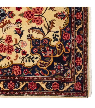 Tappeto persiano Bijar annodato a mano codice 130176 - 103 × 150