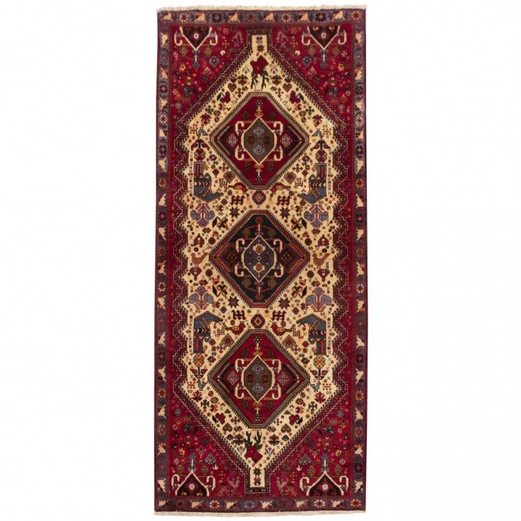 Tapis persan Qashqai fait main Réf ID 705186 - 85 × 204