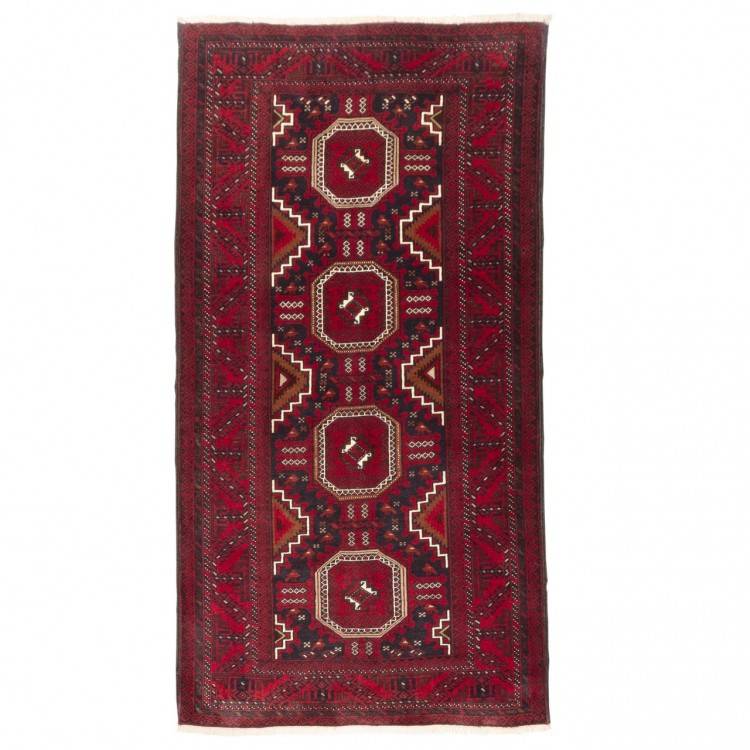 Tapis persan Baluch fait main Réf ID 705265 - 103 × 193