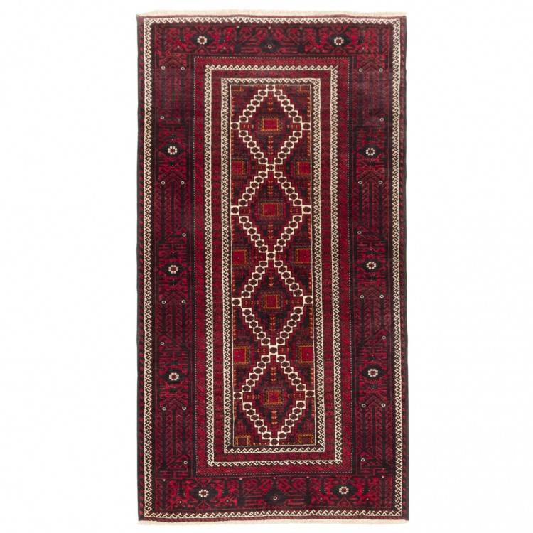 Tapis persan Baluch fait main Réf ID 705266 - 102 × 194