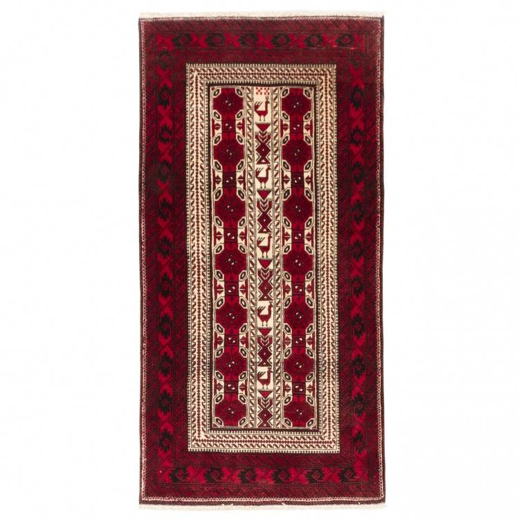 Tapis persan Baluch fait main Réf ID 705272 - 96 × 194