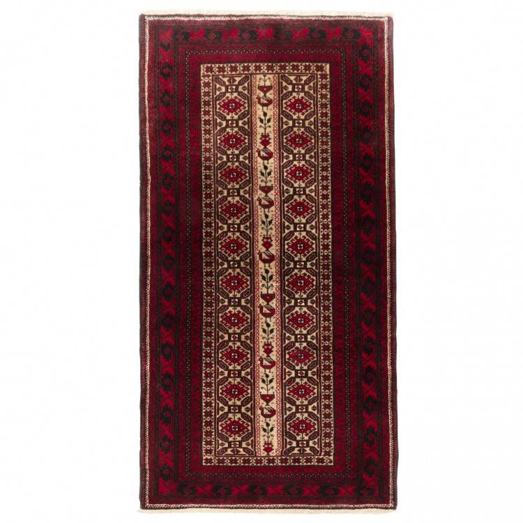 Tapis persan Baluch fait main Réf ID 705285 - 101 × 195