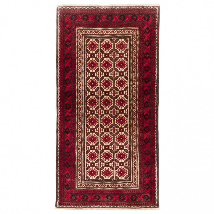 Tapis persan Baluch fait main Réf ID 705286 - 108 × 208