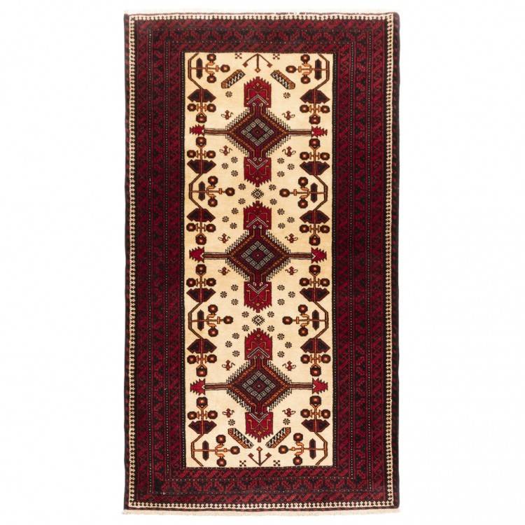 Tapis persan Baluch fait main Réf ID 705290 - 108 × 203