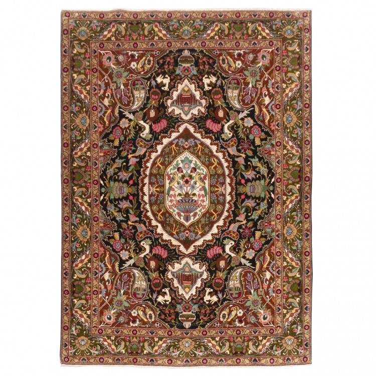 Tappeto persiano Tabriz annodato a mano codice 705256 - 145 × 202