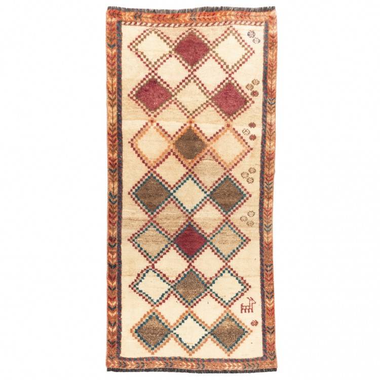 Tapis persan Shiraz fait main Réf ID 129017 - 113 × 216