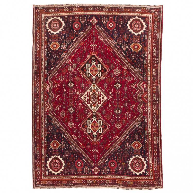 Tapis persan Shiraz fait main Réf ID 129023 - 160 × 370