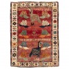 Tapis persan Shiraz fait main Réf ID 129035 - 103 × 140