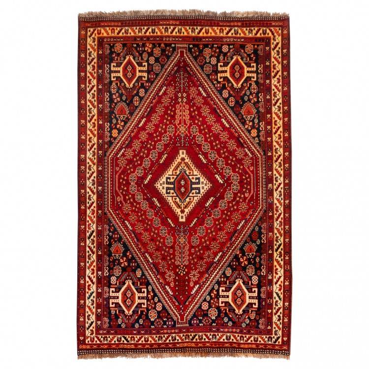 Tapis persan Shiraz fait main Réf ID 129043 - 160 × 252