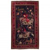 Tapis persan Shiraz fait main Réf ID 129080 - 155 × 265