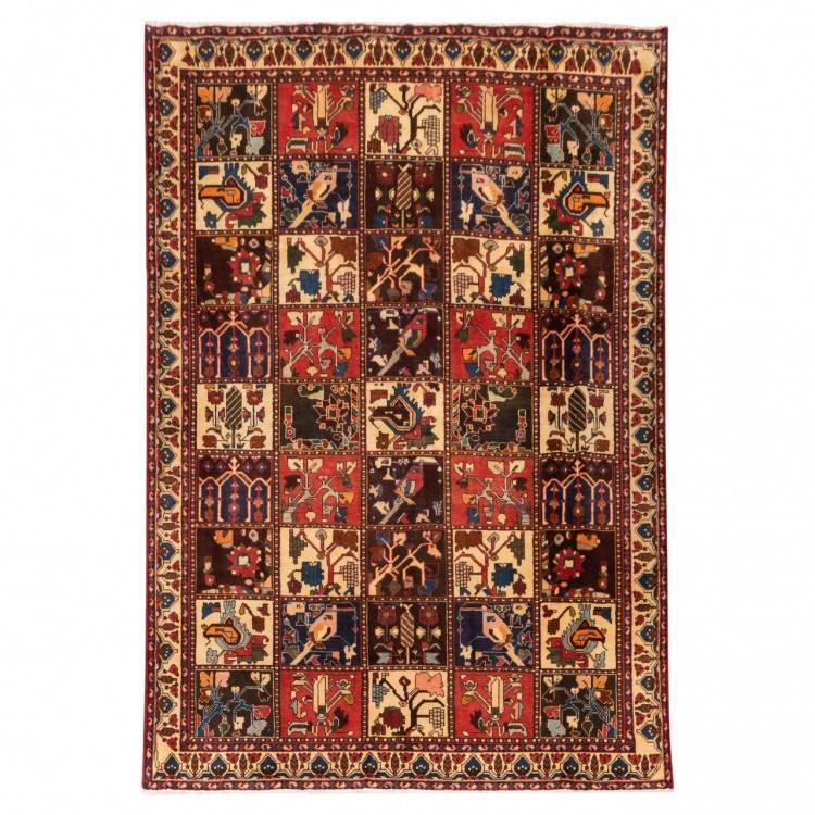 Tapis persan Bakhtiari fait main Réf ID 129051 - 195 × 290