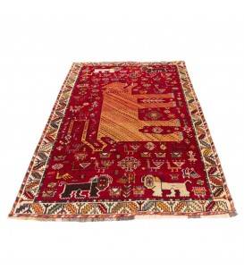 Tapis persan Shiraz fait main Réf ID 129034 - 120 × 200