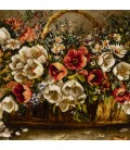 Tableau tapis persan Tabriz fait main Réf ID 903144