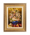 イランの手作り絵画絨毯 タブリーズ 番号 903169