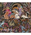 イランの手作り絵画絨毯 コム 番号 903247