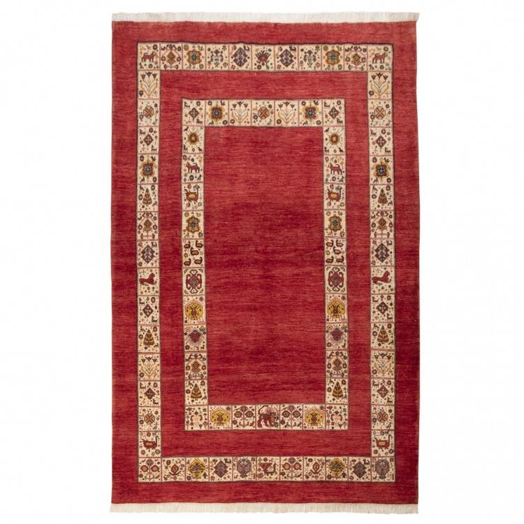 Tapis persan Shiraz fait main Réf ID 125084 - 170 × 266