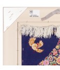 تابلو فرش دستباف درخت و طاووس قم کد 903312