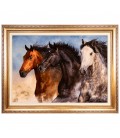 イランの手作り絵画絨毯 タブリーズ 番号 903332