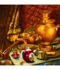 Tableau tapis persan Tabriz fait main Réf ID 903377