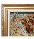 イランの手作り絵画絨毯 コム 番号 903433