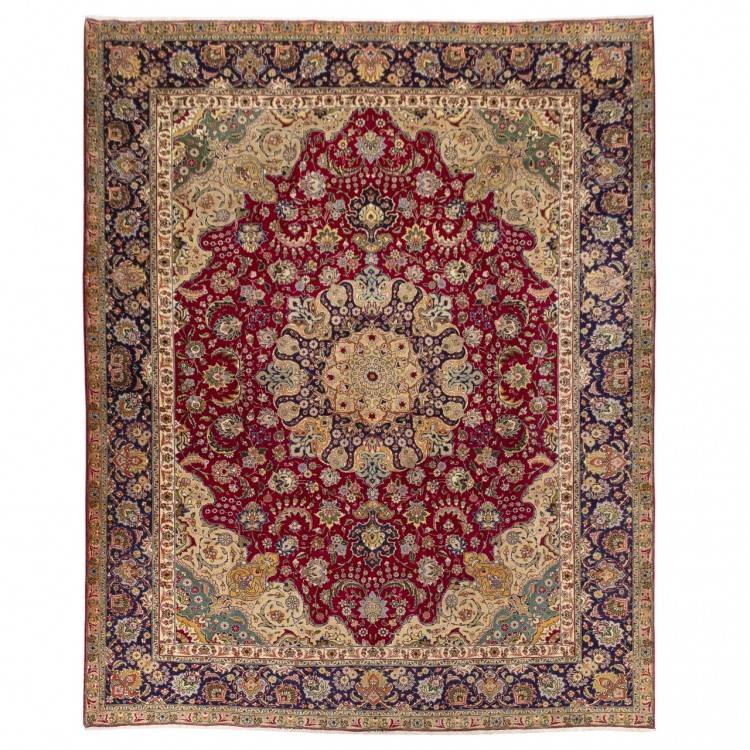 Tapis persan Tabriz fait main Réf ID 705302 - 312 × 385