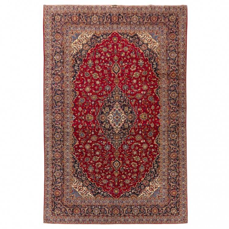 Tapis persan Kashan fait main Réf ID 705305 - 265 × 400