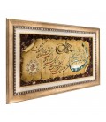 تابلو فرش دستباف و ان یکاد جل جلاله برجسته کد 901437