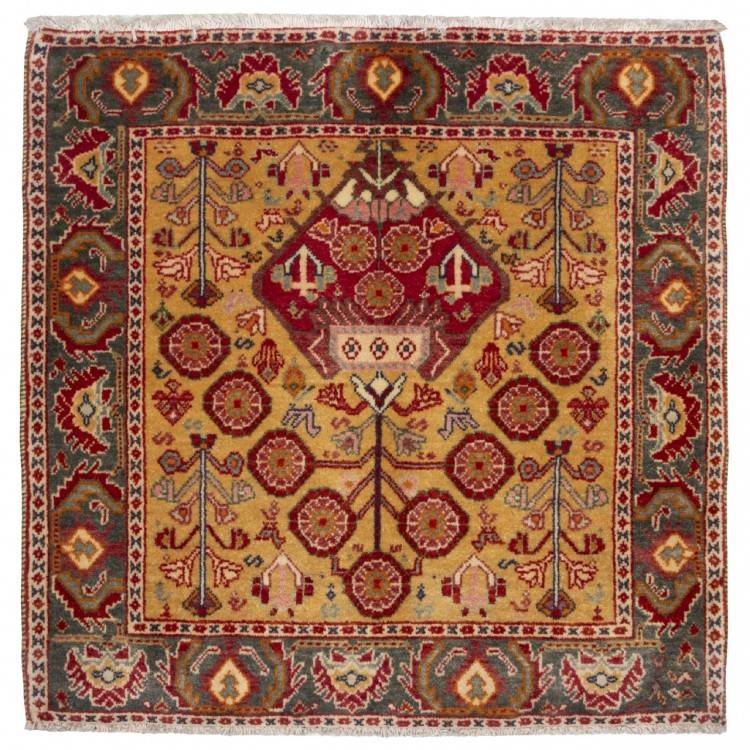 Tapis persan Qashqai fait main Réf ID 705385 - 68 × 68