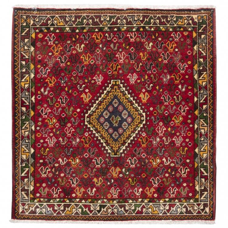 Tapis persan Qashqai fait main Réf ID 705387 - 68 × 70