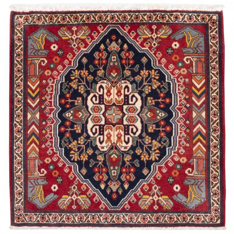 Tapis persan Qashqai fait main Réf ID 705389 - 62 × 60