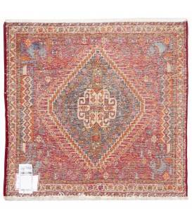 فرش دستباف قدیمی نیم متری قشقایی کد 705399