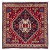 Tapis persan Qashqai fait main Réf ID 705400 - 62 × 62