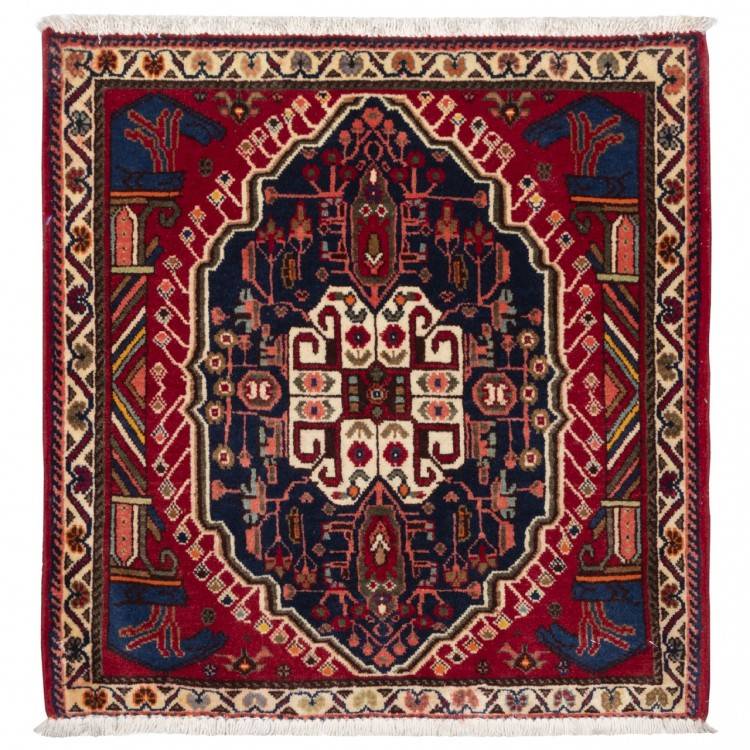 Tapis persan Qashqai fait main Réf ID 705401 - 63 × 66