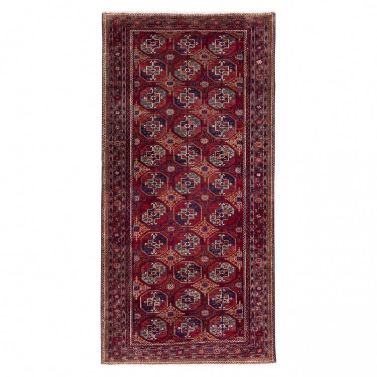 Tapis persan Kurde Quchan fait main Réf ID 705430 - 130 × 265