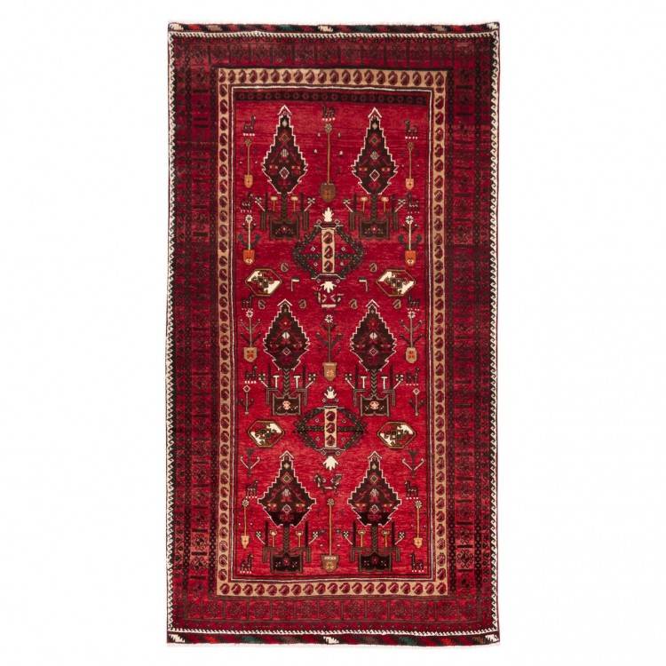 Tapis persan Baluch fait main Réf ID 705431 - 150 × 275