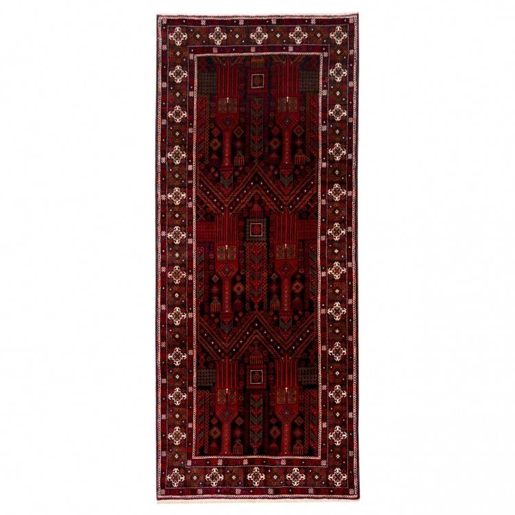 Tapis persan Kurde Quchan fait main Réf ID 705434 - 125 × 298