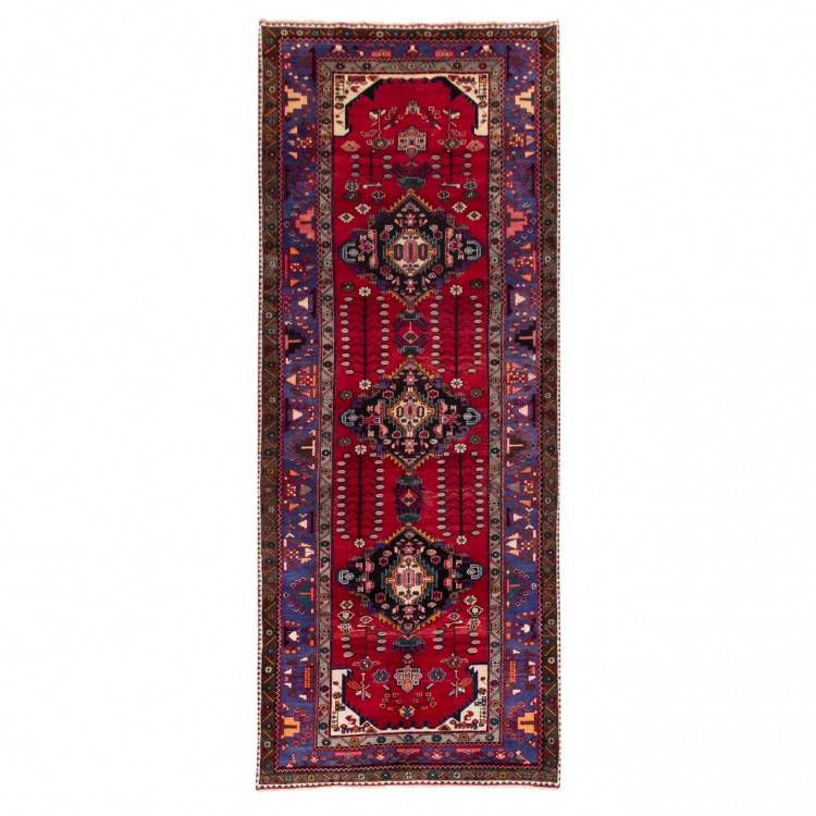 Tapis persan Hamedan fait main Réf ID 705439 - 160 × 406