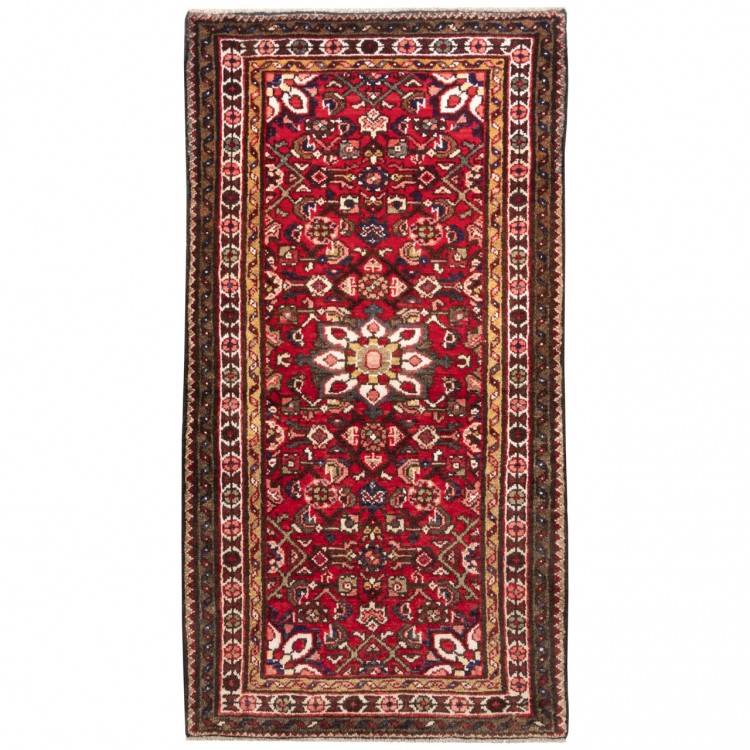 Tapis persan Hoseynabad fait main Réf ID 705453 - 63 × 123