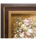تابلو فرش دستباف گل با گلدان طرح 800 کد 901445