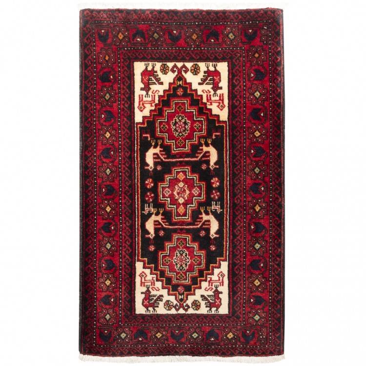 Tapis persan Baluch fait main Réf ID 705469 - 62 × 122